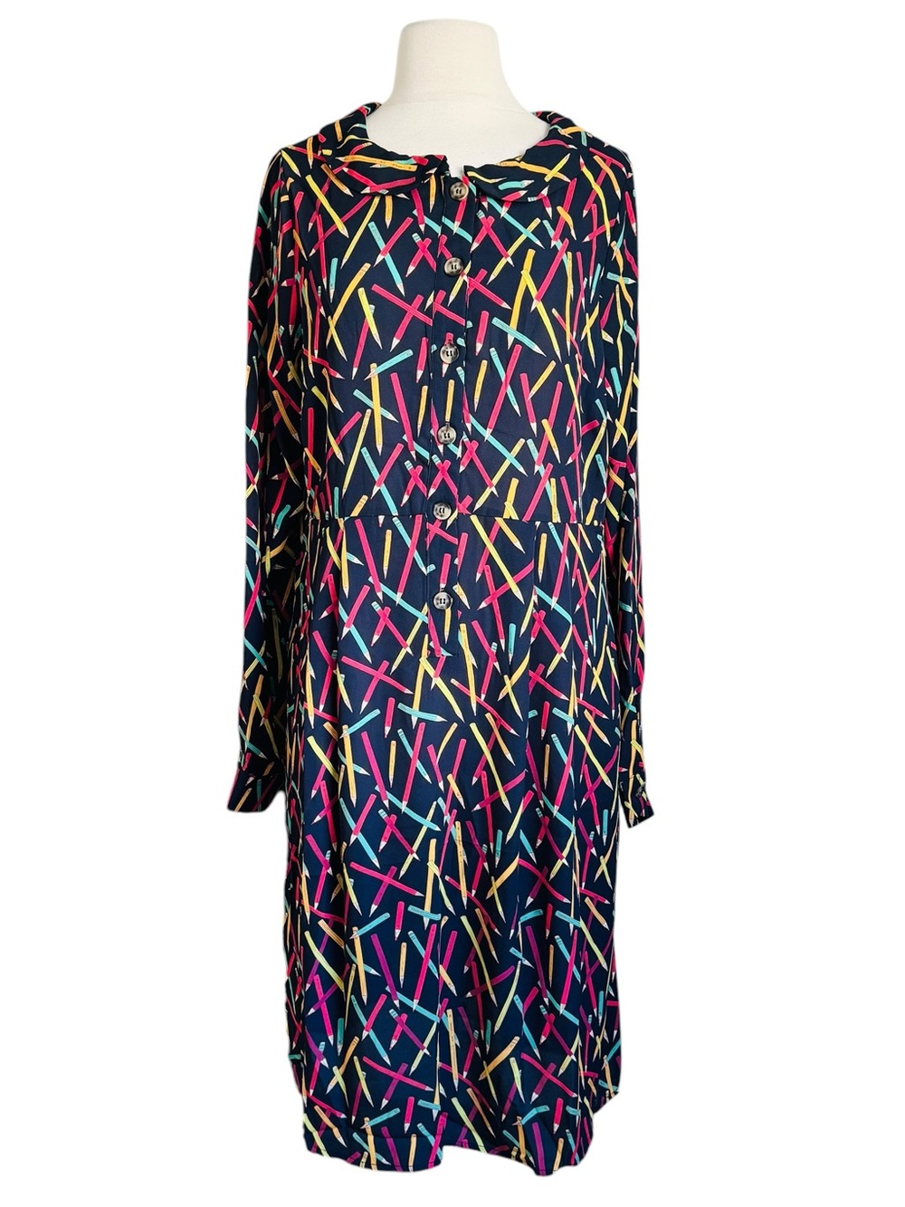 NWT Modcloth Pencil Print Dress